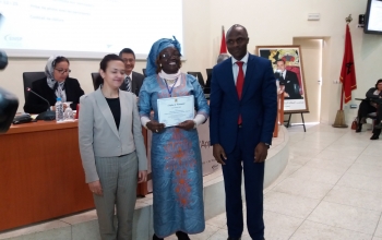 Remise des diplômes à quatre sages femmes togolaises de le ENSP à Rabat