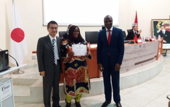 emise des diplômes à quatre sages femmes togolaises de le ENSP à Rabat
