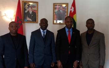 La visite d'une délégation d'Officiers Togolais stagiaires du Collège Royal d'Enseignement Militaire Supérieur au Maroc