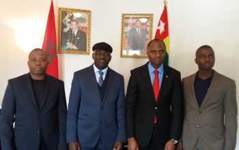La visite d'une délégation d'Officiers Togolais stagiaires du Collège Royal d'Enseignement Militaire Supérieur au Maroc
