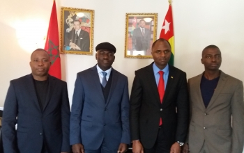 La visite d'une délégation d'Officiers Togolais stagiaires du Collège Royal d'Enseignement Militaire Supérieur au Maroc