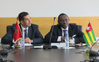 A la présidence de l'Université Mohamed V - Rabat