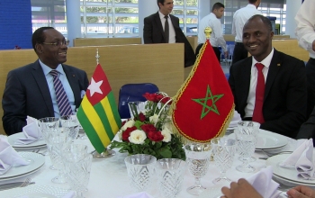 Déjeuner à l'Université Mohammed VI des Sciences de la Santé