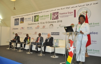 Mme GNAMA Yawa Thérèse, Présidente de l’Association des Professionnels des Energies Renouvelables du Togo