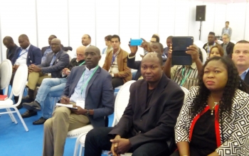 Mme ALI-TILOH SOLITOKE Pakponèdong, Premier Secrétaire de l’Ambassade du Togo au Maroc et M. EGLE Kodjo, Attaché d’Ambassade du Togo au Maroc.