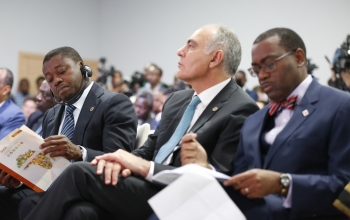 Le Président Faure à la Conférence,