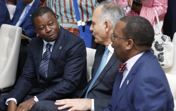 Le Président Faure à la Conférence.