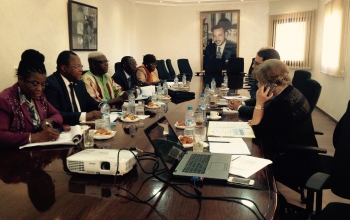 Séance de travail de la délégation togolaise avec la partie marocaine