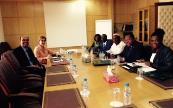 Séance de travail de la délégation togolaise avec la partie marocaine