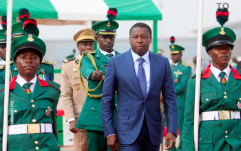 Arrivé du Président en exercice de la CEDEAO SEM Faure Essozimna GNASSINGBE à ABUJA