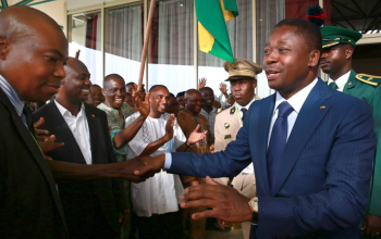 Arrivé du Président en exercice de la CEDEAO SEM Faure Essozimna GNASSINGBE à ABUJA