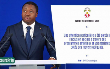 Message de vœux du président de la République, SEM Faure E. GNASSINGBE
