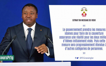 Message de vœux du président de la République, SEM Faure E. GNASSINGBE
