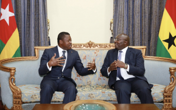 VISITE DE TRAVAIL DU CHEF DE L'ÉTAT À ACCRA