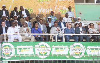 Le Chef de l’Etat aux côtés de la prochaine génération de footballeurs togolais