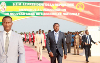 L'imposant siège du Parlement togolais