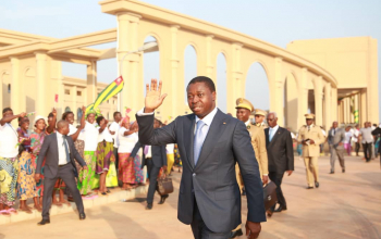 L'imposant siège du Parlement togolais