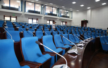 L'imposant siège du Parlement togolais