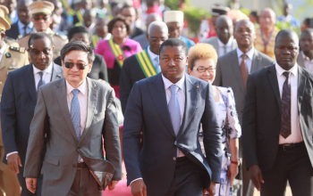 L'imposant siège du Parlement togolais