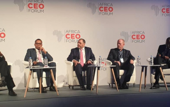 UN PANEL DE HAUT NIVEAU À AFRICA CEO FORUM SÉDUIT