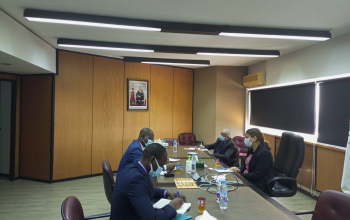 Monsieur Messan Amakoé KLUTSE, Chargé d’Affaires a.i. de l’Ambassade du Togo et Madame Latifa EL Bouabdellaoui, Directrice générale du CIDC