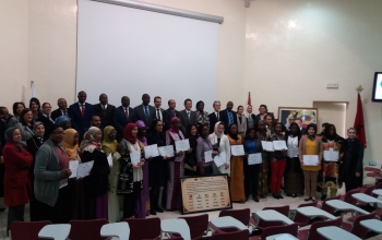 emise des diplômes à quatre sages femmes togolaises de le ENSP à Rabat