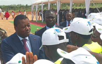 Inauguration du centre d'enfouissement technique de Zanguéra