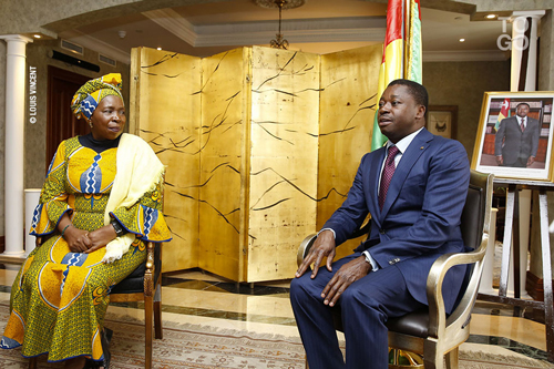  Nkosazana Dlamini-Zuma et Faure Gnassingbé mercredi à Addis 