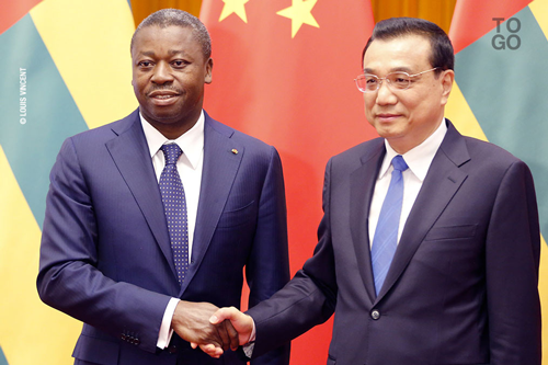  Faure Gnassingbé et Li Keqiang mardi à Pékin 