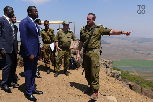  Faure Gnassingbé lundi sur le Golan avec l'armée 