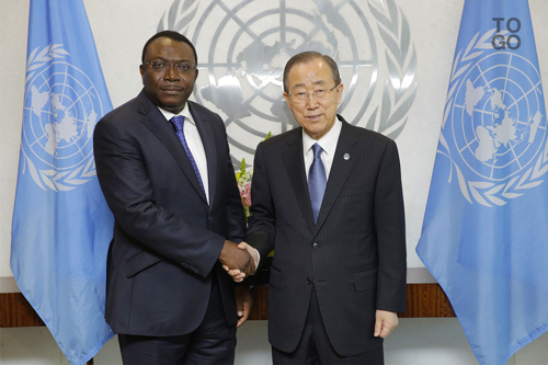  Franck Kokou Kpayedo et Ban Ki-moon 