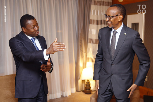  Faure Gnassingbé et Paul Kagame jeudi à New York 