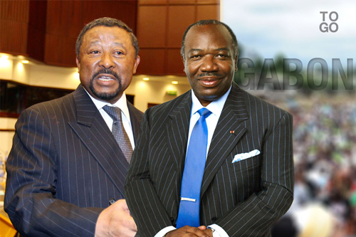  Jean Ping (G) et Ali Bongo Ondimba 