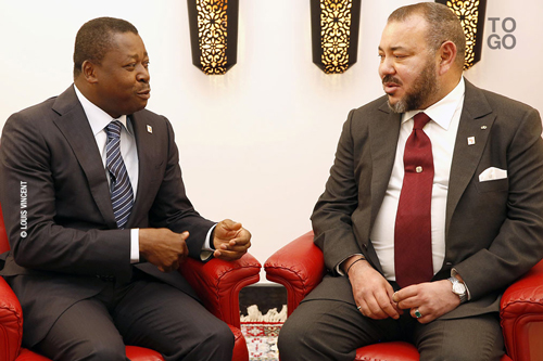  Faure Gnassingbé et le roi du Maroc 