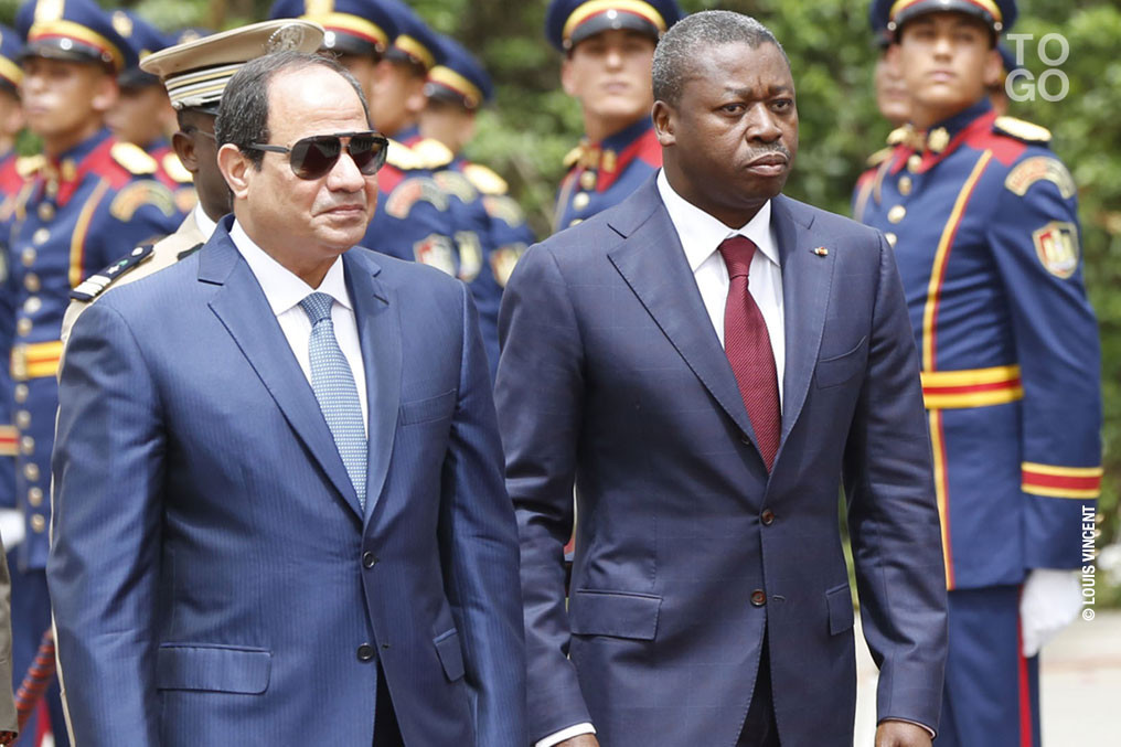  Abdel Fattah Al-Sisi et Faure Gnassingbé le 10 avril dernier au Caire 