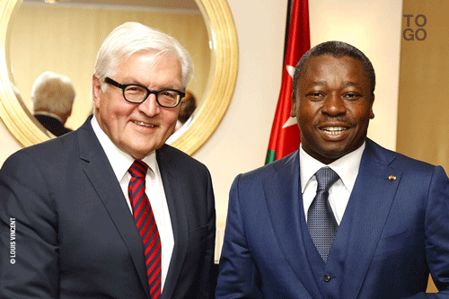  Frank Walter Steinmeier et le président togolais 