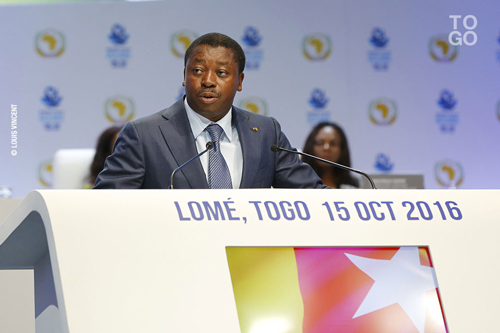  Faure Gnassingbé samedi à l'ouverture du sommet 