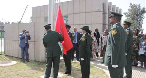 Le drapeau marocain flotte au siège de l’Union africaine