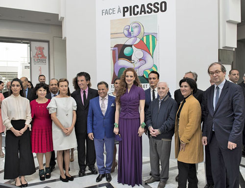 La princesse Lalla Salma inaugure l’exposition « Face à Picasso » au Musée Mohammed VI