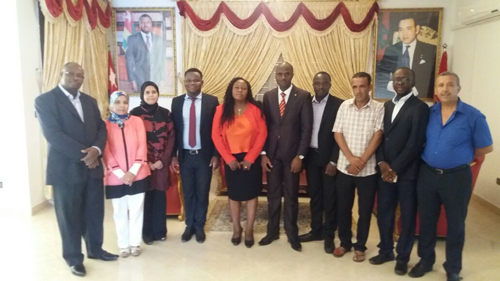 CEREMONIE D’ACCUEIL DE DEUX NOUVEAUX DIPLOMATES A L’AMBASSADE DU TOGO AU MAROC