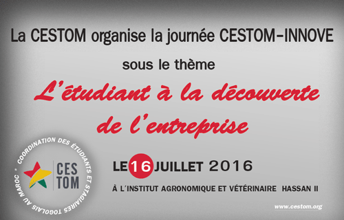 JOURNEE CESTOM-INNOVE « L’étudiant à la découverte de l’entreprise. »