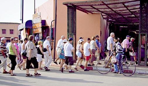 Un groupe de touristes en visite au Maroc | Ph: Archives